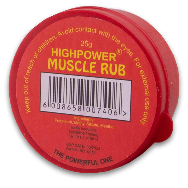 High Power, Muscle Rub 50g - Cosmetic Connection