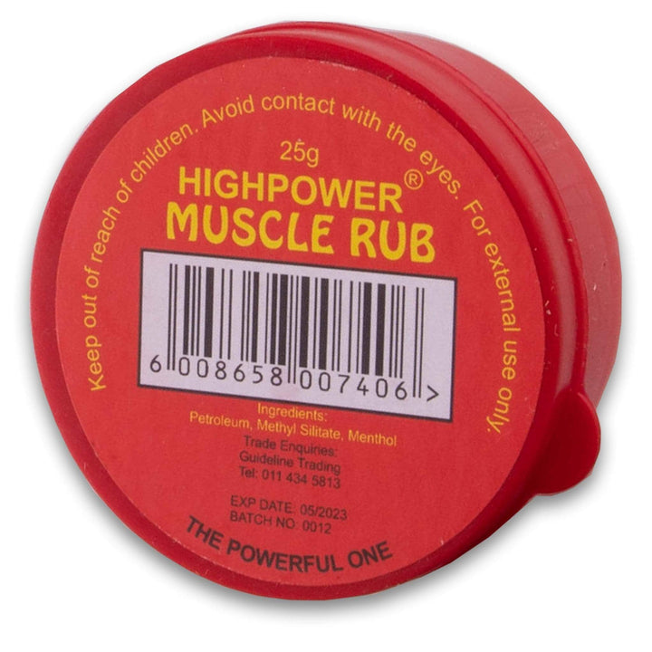 High Power, Muscle Rub 50g - Cosmetic Connection