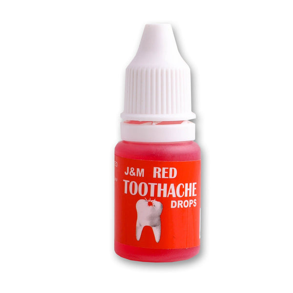 J&M, J&M Red Toothache Drops 10ml - Cosmetic Connection