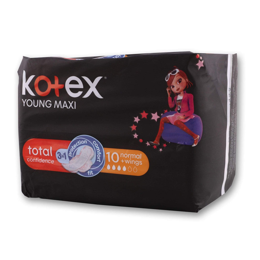 Kotex, Young Maxi Pads 10's - Cosmetic Connection