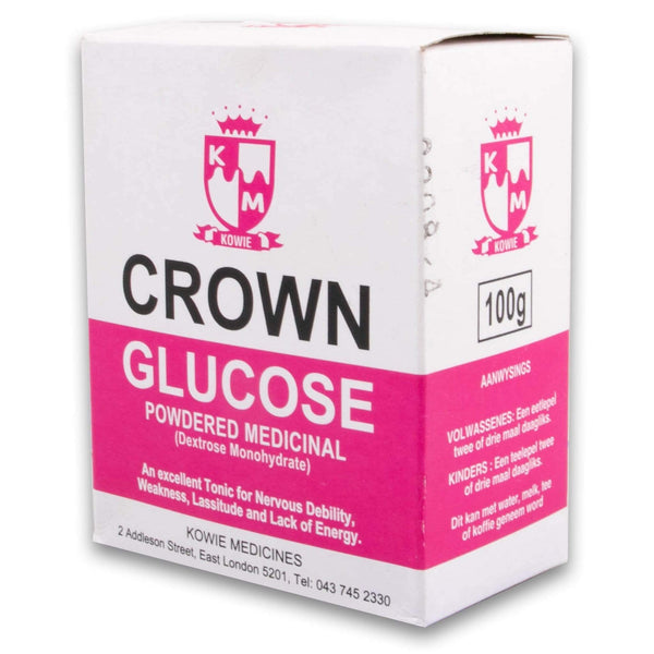 Kowie, Glucose Powdered Medicinal 100g - Cosmetic Connection
