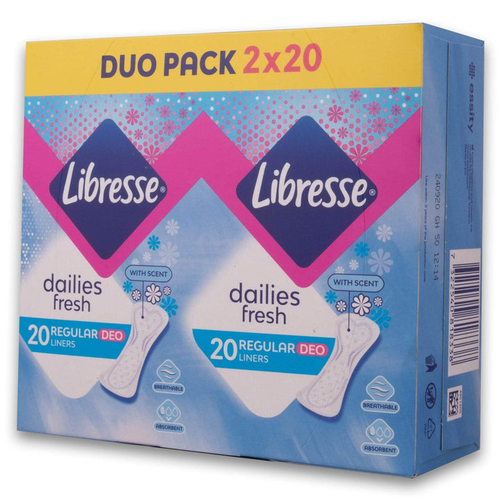 Libresse, Libresse Regular Pantyliners Duo Pack - Cosmetic Connection
