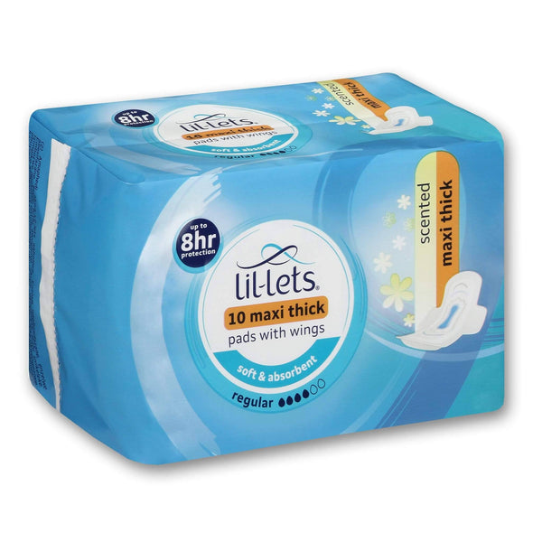 Lil-lets, Maxi Thick Pads 10's - Cosmetic Connection
