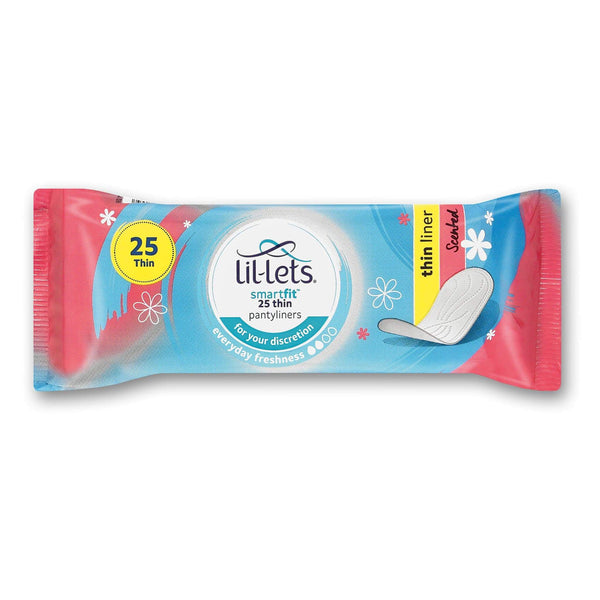Lil-lets, Smart Fit Thin Pantyliners 25's - Cosmetic Connection