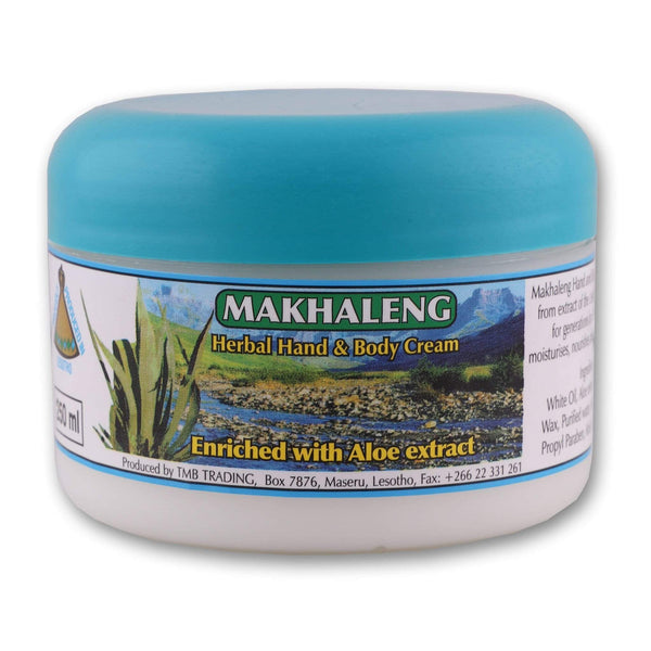 Makhaleng, Makhaleng Hand & Body Cream 250ml - Cosmetic Connection