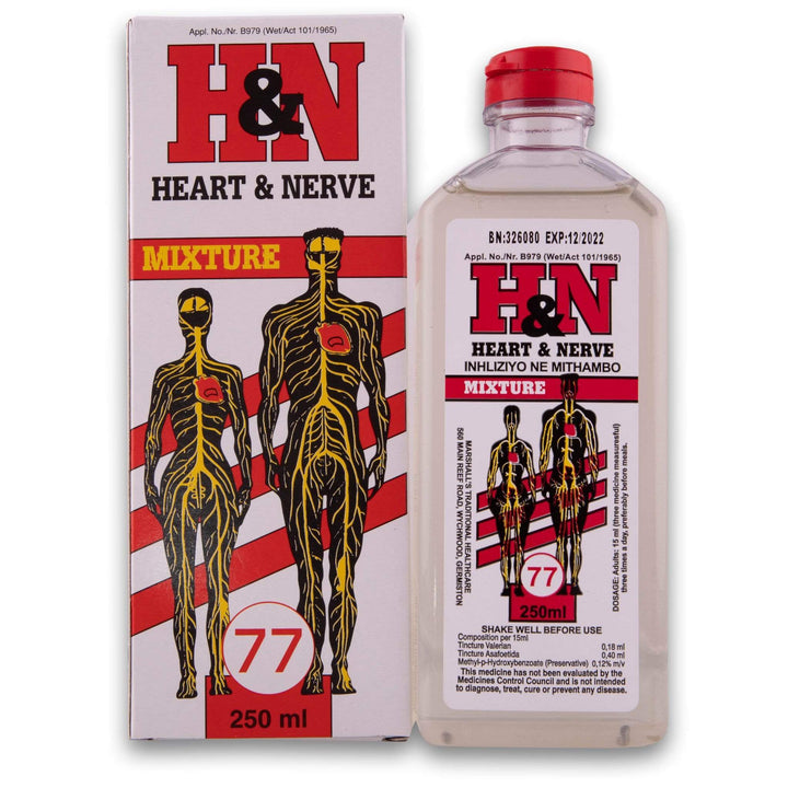Marshall's Health, Marshall's Heart & Nerve Mixture 250ml - Cosmetic Connection