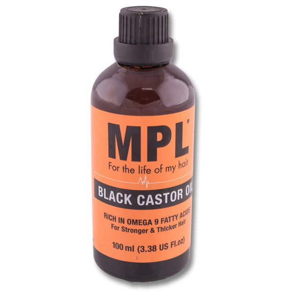 MPL, Black Castor Oil 100ml - Cosmetic Connection