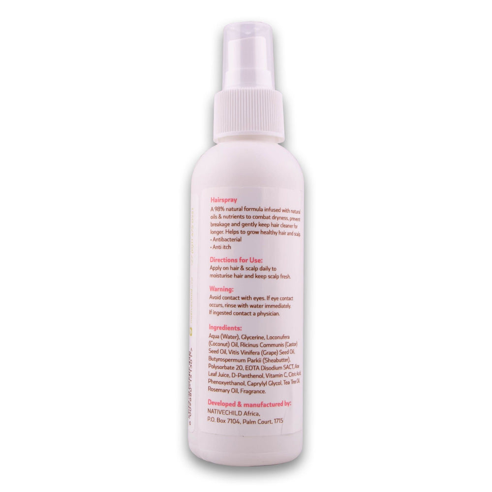 Kids Hydrating Hair Spray 150ml - Moisturizing Formula | Native Child ...