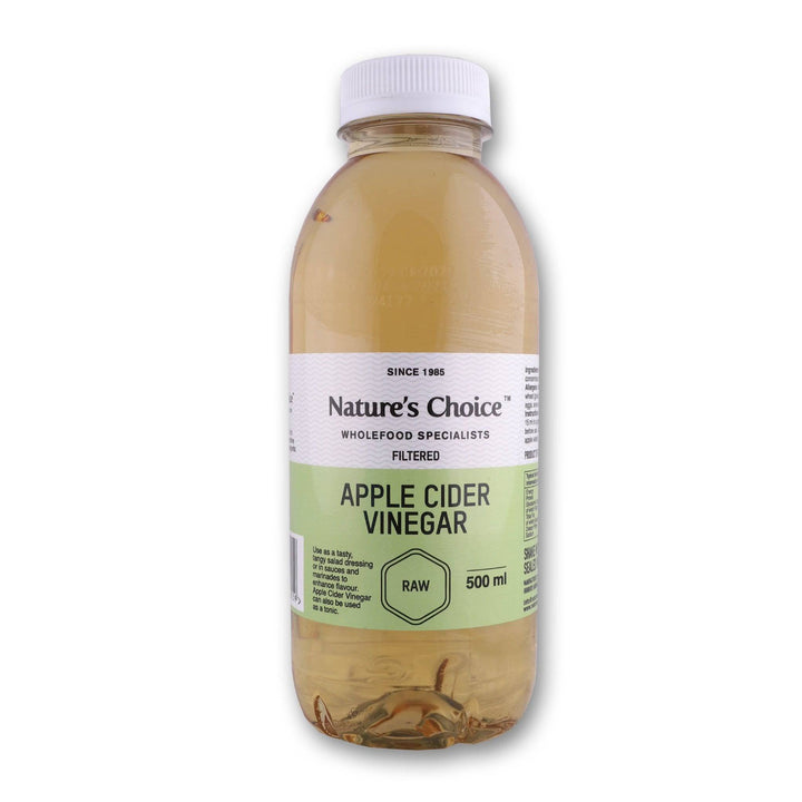 Nature's Choice, Nature's Choice Apple Cider Vinegar 500ml Filtered - Cosmetic Connection