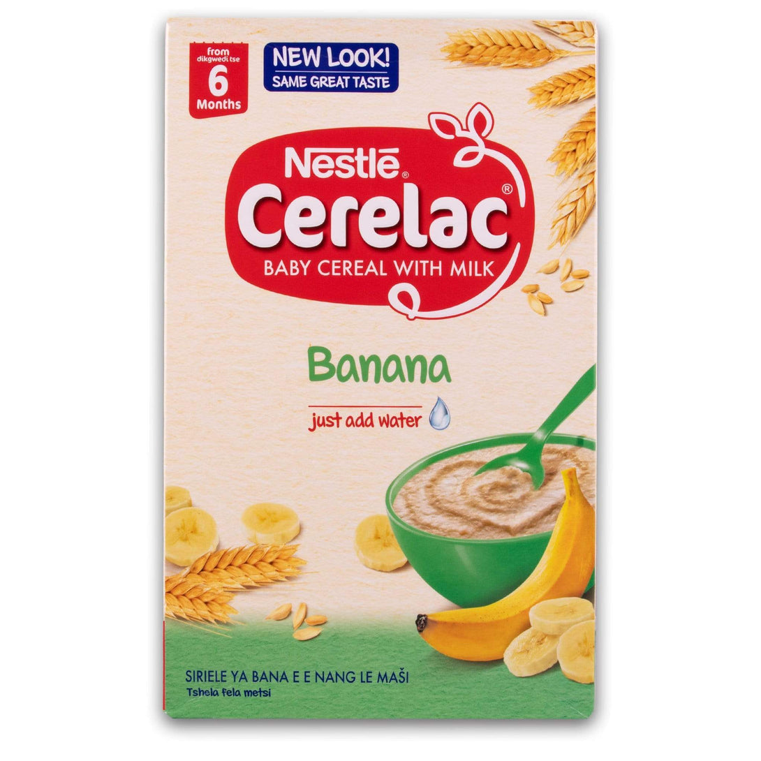 Nestle, Cerelac Baby Cereal with Milk 500g Banana - From 6 Months - Cosmetic Connection