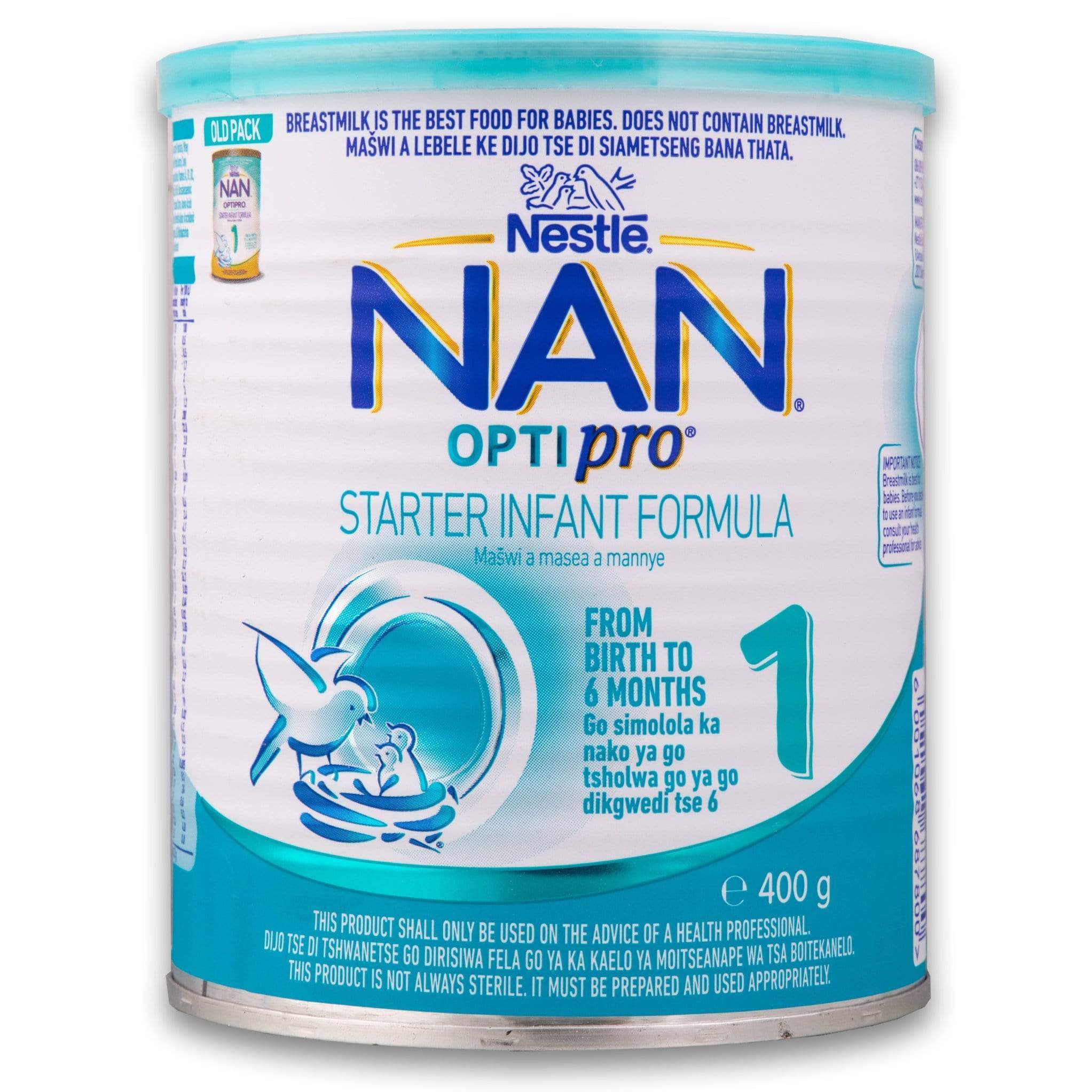 Nan Opti Pro 1 Starter Infant Formula 400g - From Birth to 6 Months
