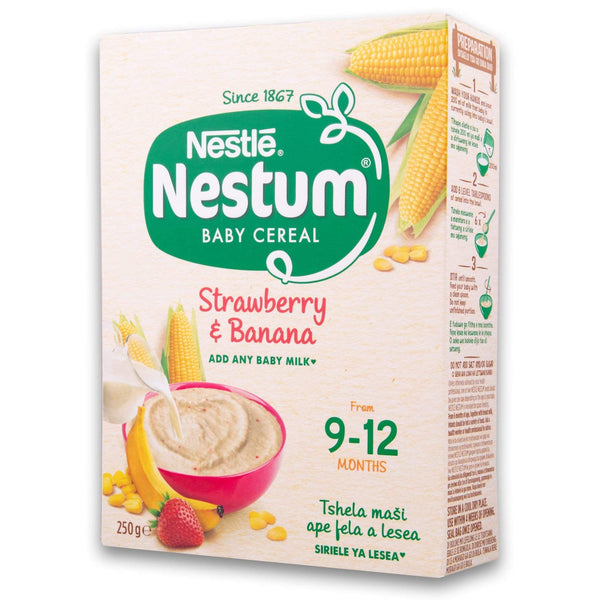 Nestle, Nestum Baby Cereal 250g Strawberry & Banana - From 9 to 12 Months - Cosmetic Connection