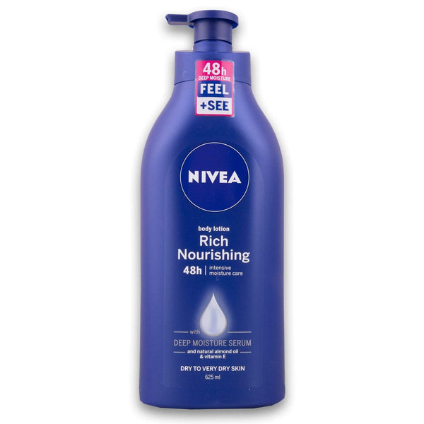 Nivea, Deep Moisture Body Lotion 625ml - Rich Nourishing - Cosmetic Connection