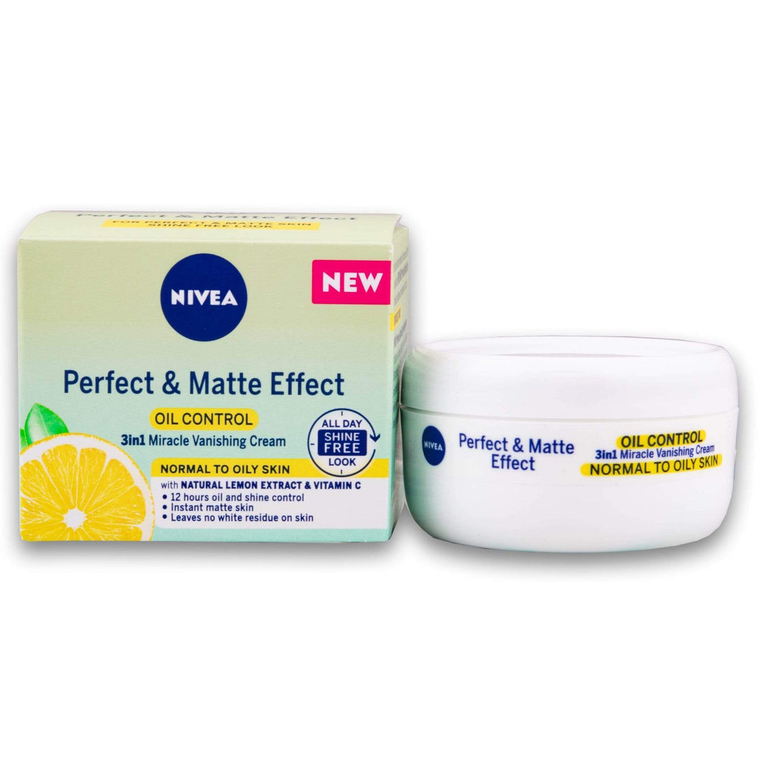 Nivea, Perfect & Matte Vanishing Cream 50ml - Cosmetic Connection