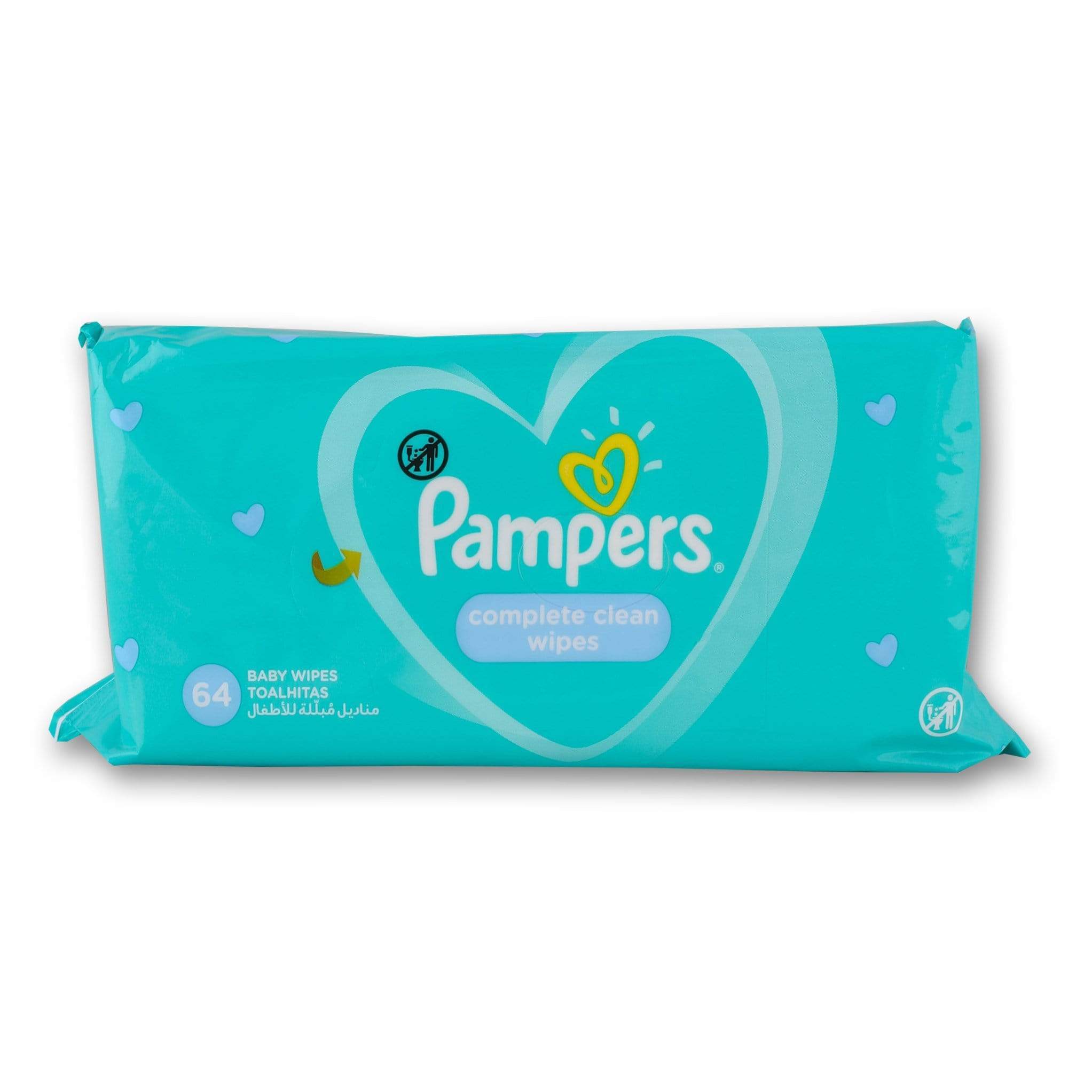 Pampers, Baby Wipes 64's - Cosmetic Connection