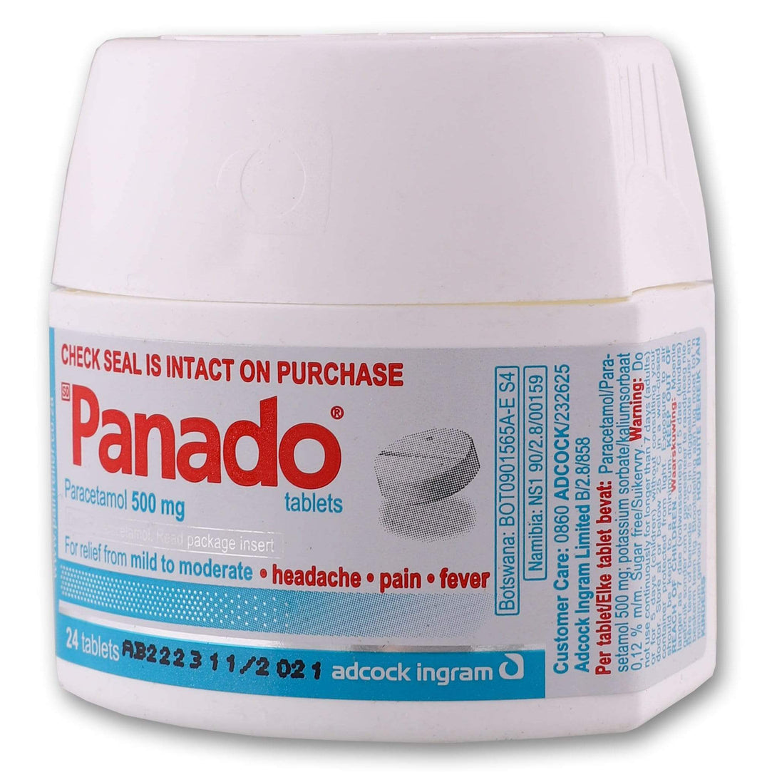 Panado, Pain Tablets Tub 24's - Cosmetic Connection