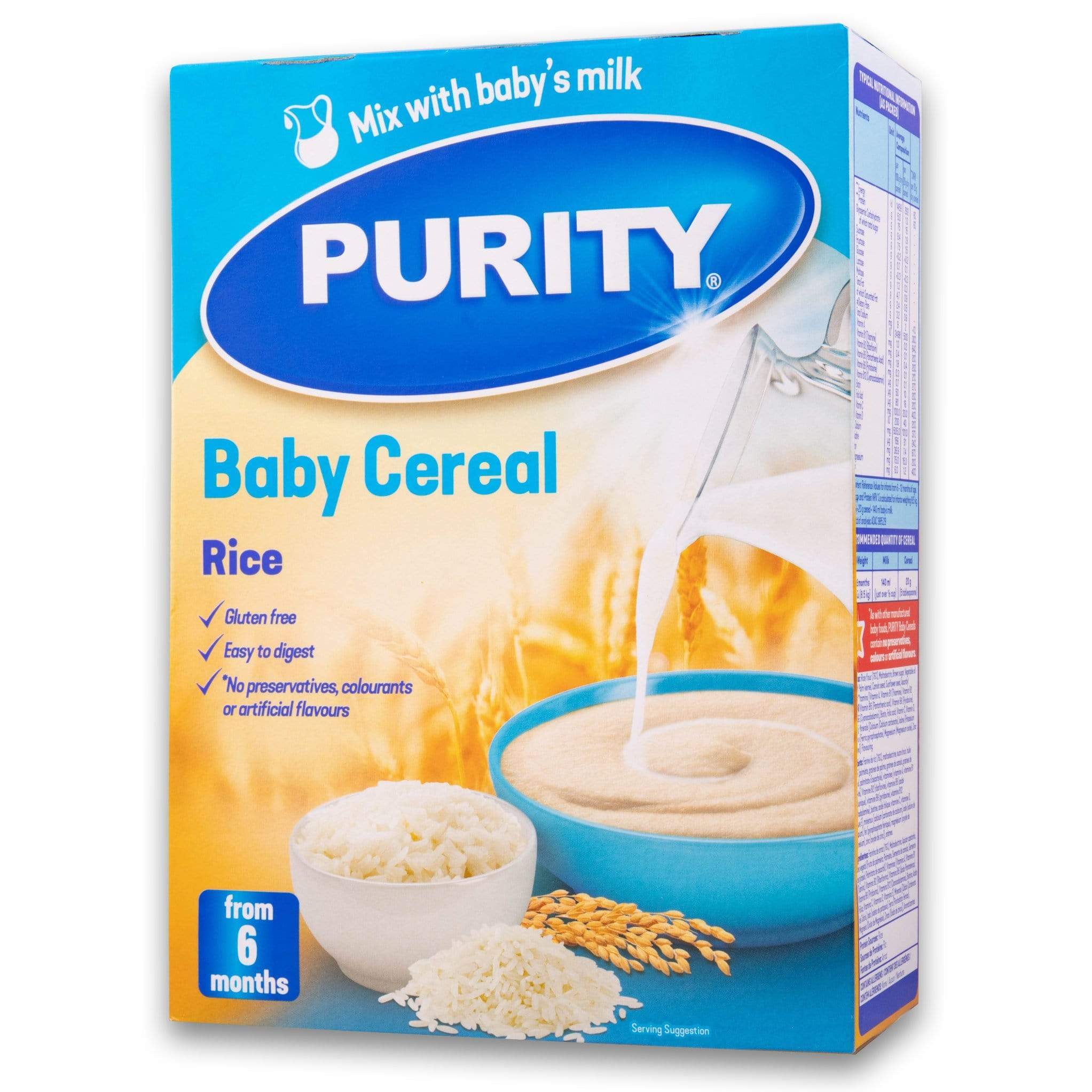 Baby Cereal 200g Rice - Gentle Nutrition For Your Baby | PURITY ...
