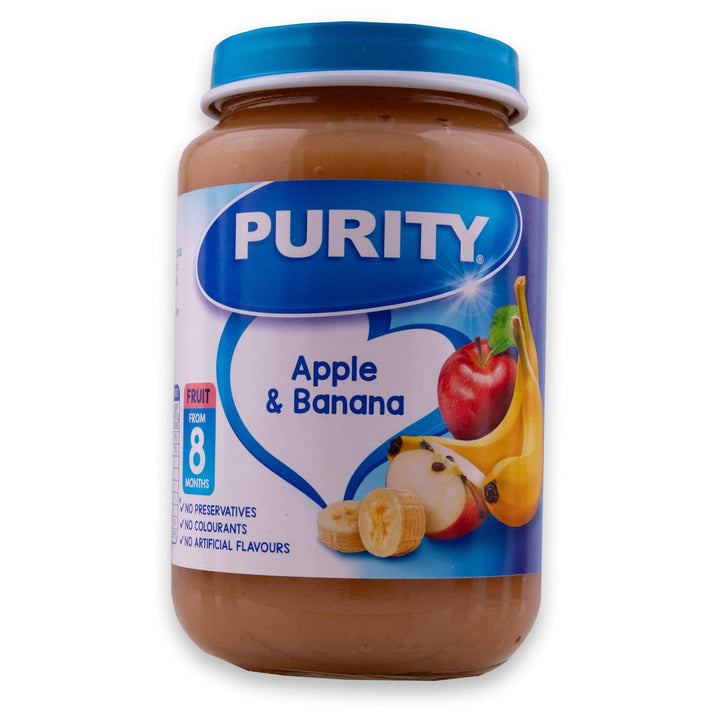 Purity, Third Foods 200ml - Fruit Apple & Banana | From 8 Months - Cosmetic Connection