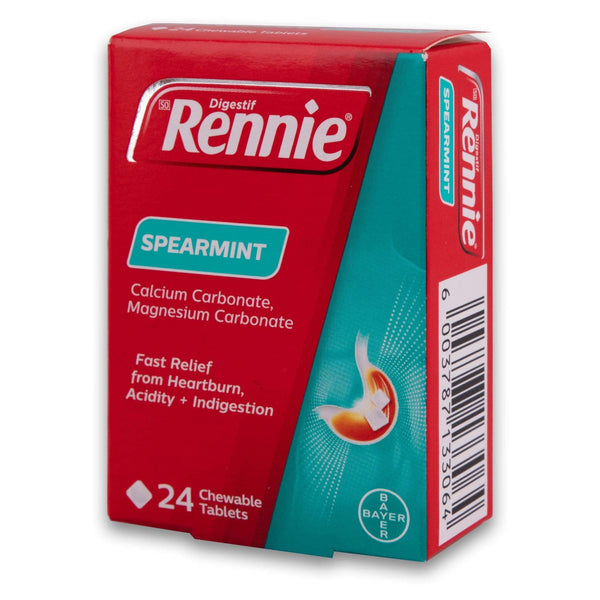 Rennie, Rennie Chewable Tablets 24's - Cosmetic Connection