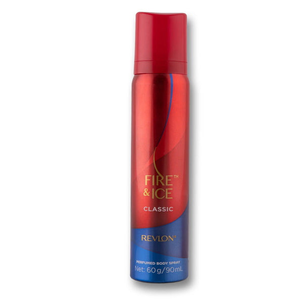 Revlon, Fire & Ice Classic Perfumed Body Spray 90ml - Deodorant - Cosmetic Connection