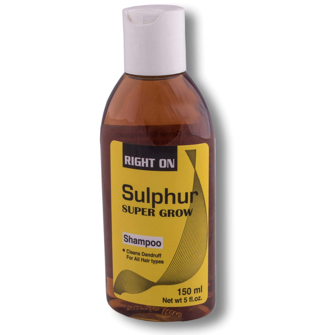 Right On, Right On Sulphur Super Grow Shampoo 150ml - Cosmetic Connection