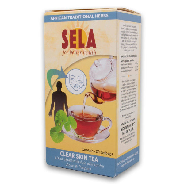 SELA for Better Health, Clear Skin Tea 20s - Acne & Pimples - Cosmetic Connection