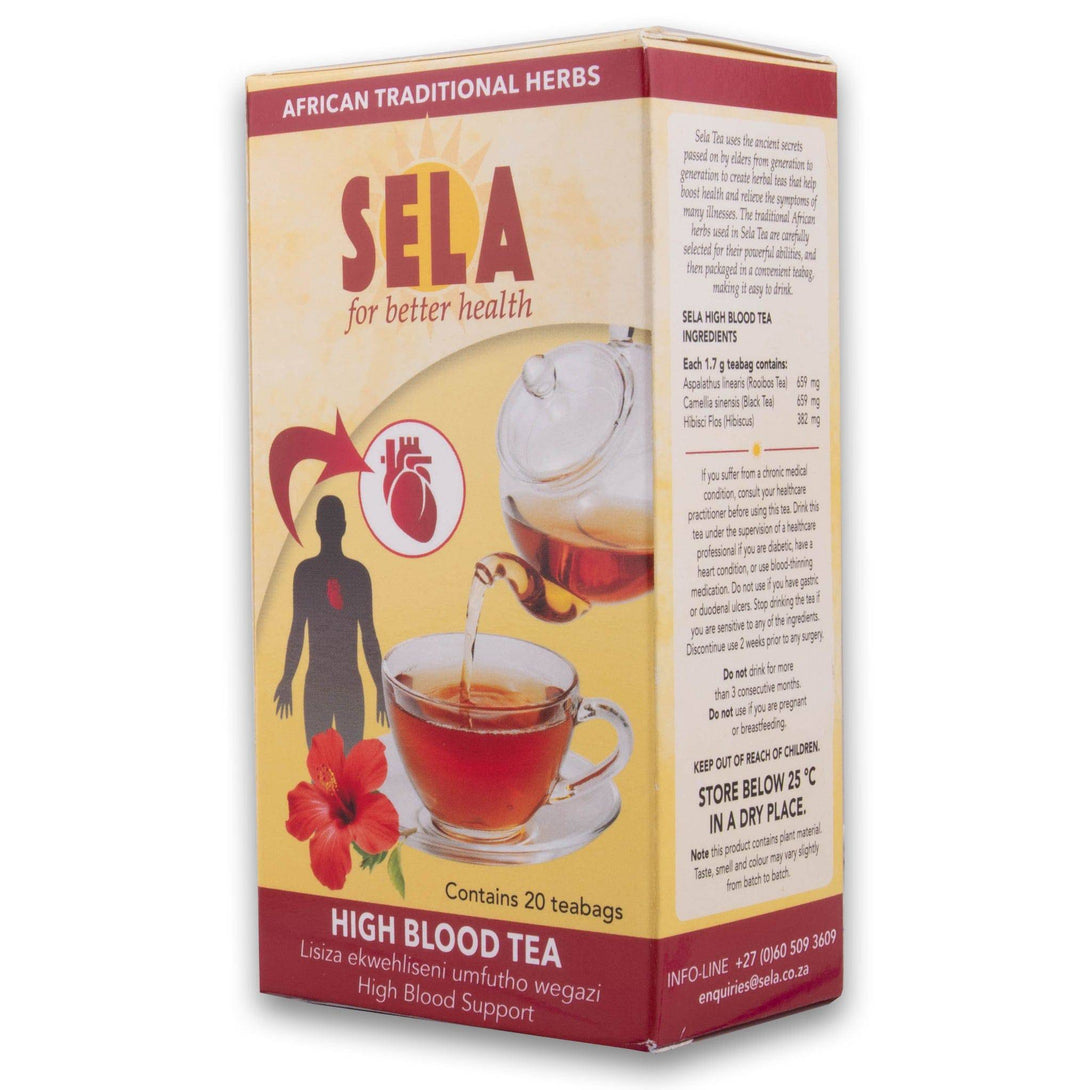 SELA for Better Health, High Blood Tea 20s - High Blood Support - Cosmetic Connection