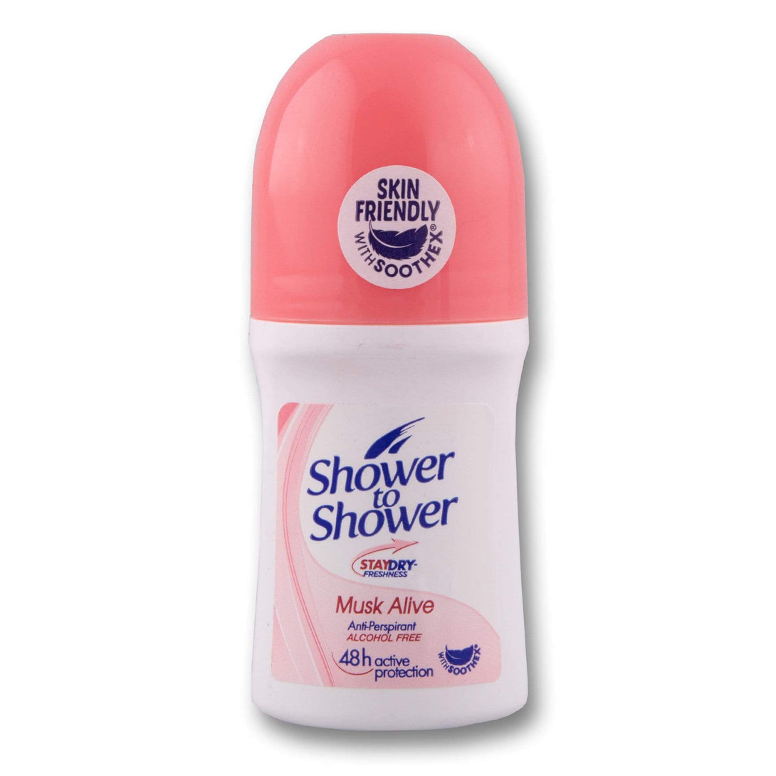 Shower to Shower, Roll On 50ml - Cosmetic Connection