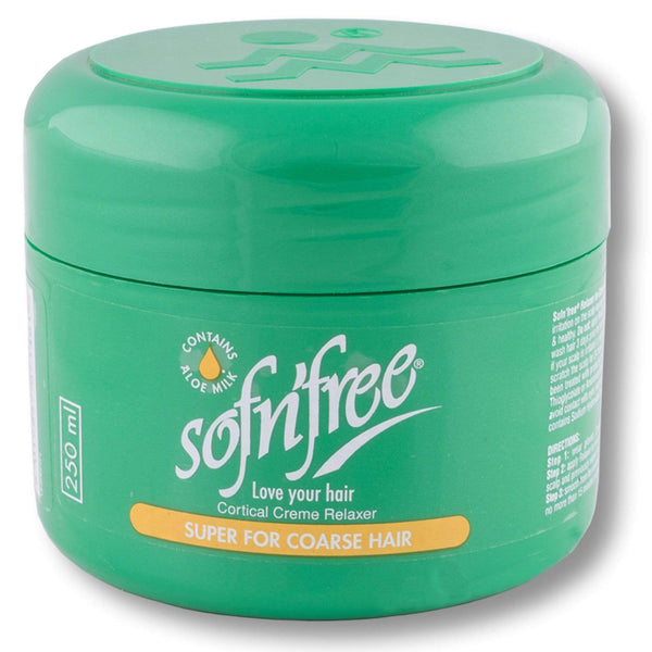 Sofnfree, Cream Relaxer 250ml Super - for Coarse Hair - Cosmetic Connection