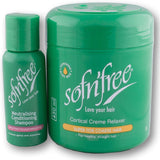 Sofnfree, Cream Relaxer 450ml Super + Neutralising Shampoo 25ml - for Coarse Hair - Cosmetic Connection