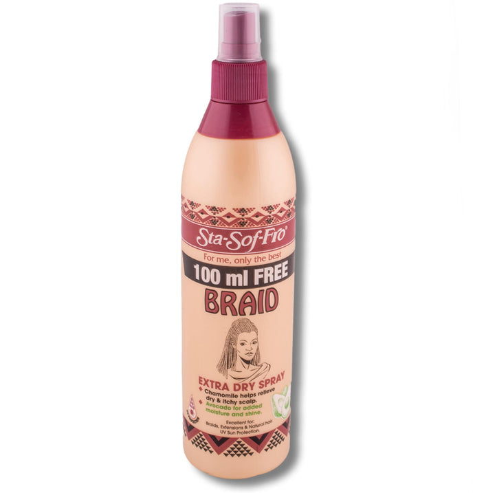 Sta-Sof-Fro, Sta-Sof-Fro Braid Extra Dry Spray 350ml - Cosmetic Connection