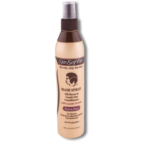 Sta-Sof-Fro, Sta-Sof-Fro Oil Sheen & Comb Out Conditioner Spray 250ml - Cosmetic Connection