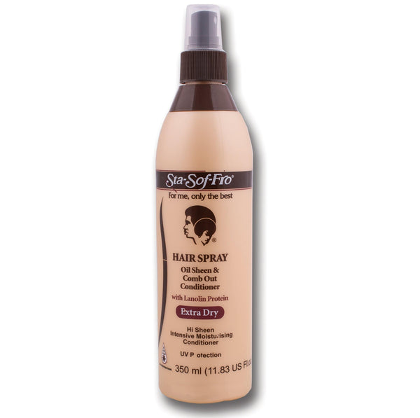Sta-Sof-Fro, Sta-Sof-Fro Oil Sheen & Comb Out Conditioner Spray 350ml - Cosmetic Connection
