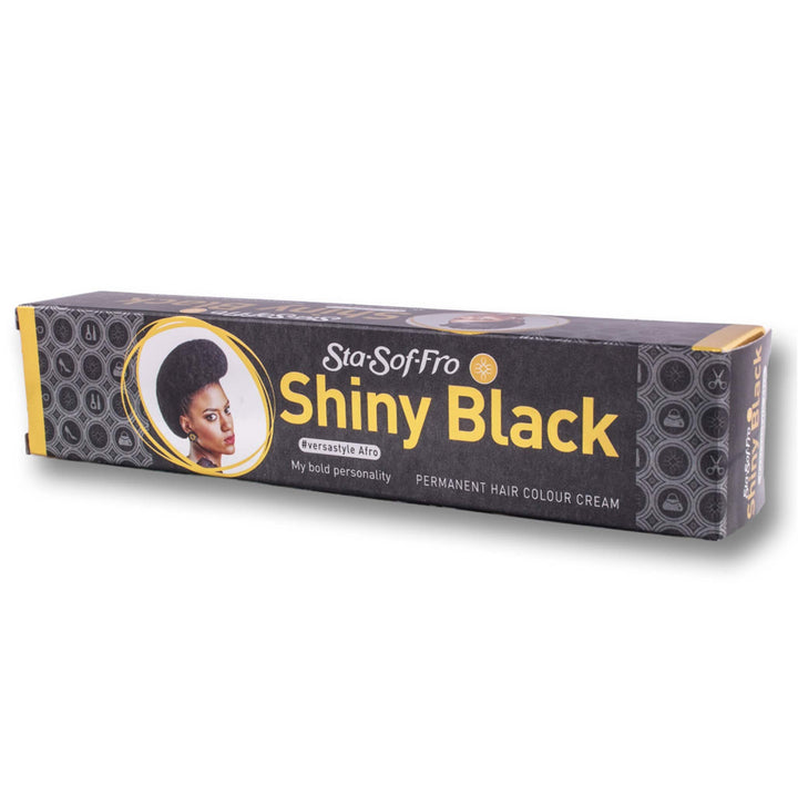 Sta-Sof-Fro, Sta-Sof-Fro Shiny Black Hair Colour Cream 25ml - Cosmetic Connection
