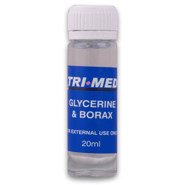 Tri Med, Glycerine & Borax 20ml - Cosmetic Connection