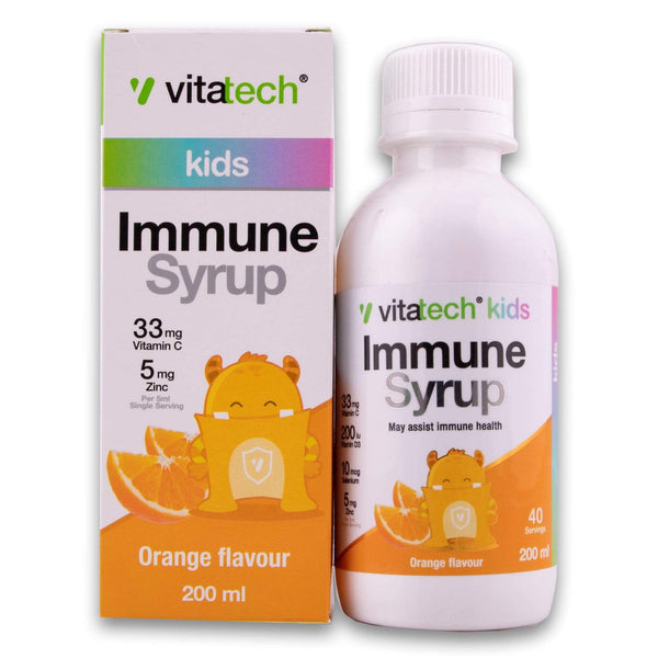 VitaTech, Kids Immune Syrup 200ml - Cosmetic Connection