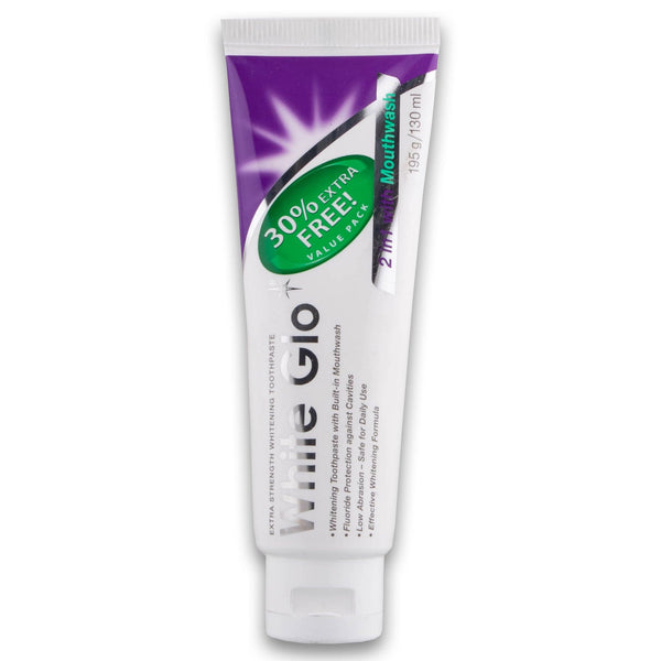 White Glo, Whitening Toothpaste 195g - Cosmetic Connection