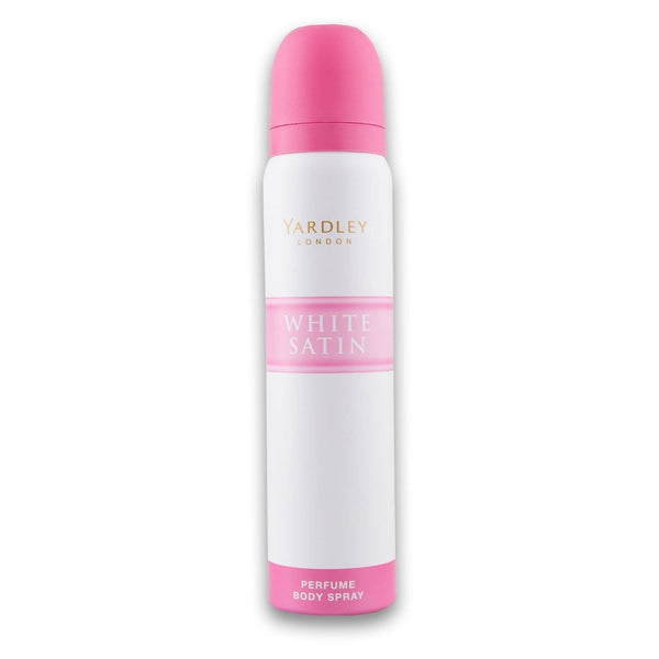 Yardley - London, White Satin Perfume Body Spray 90ml - Cosmetic Connection